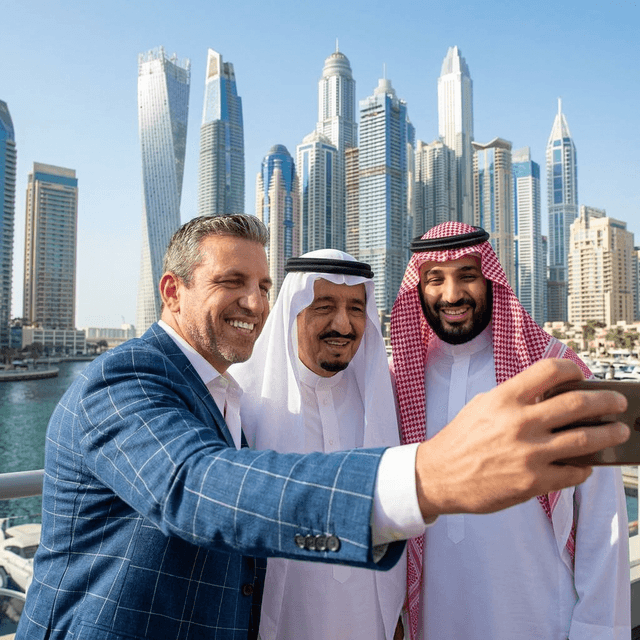 Chase with Saudi royals in Dubai