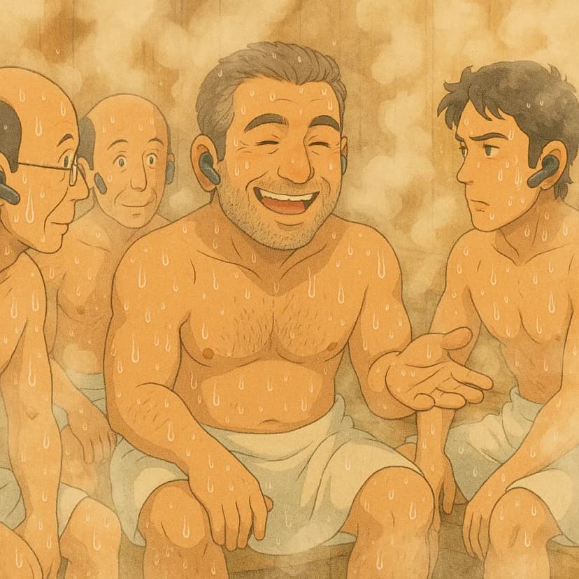 deals closed in the sauna